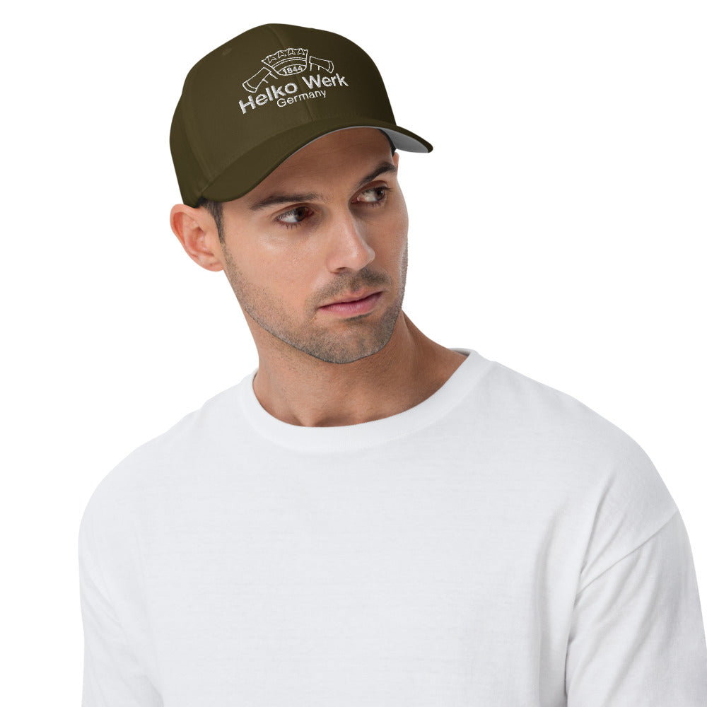 Fitted Baseball Cap | Olive Green