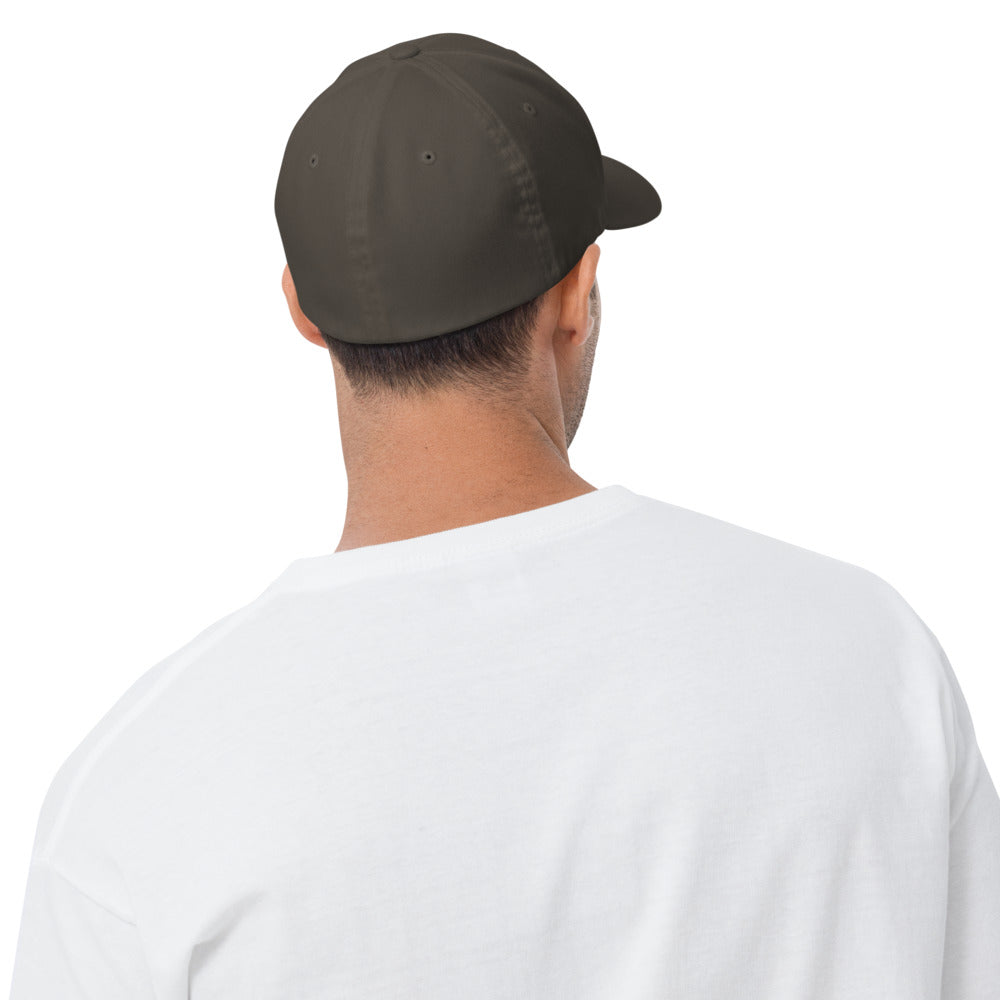 Fitted Baseball Cap | Light Grey