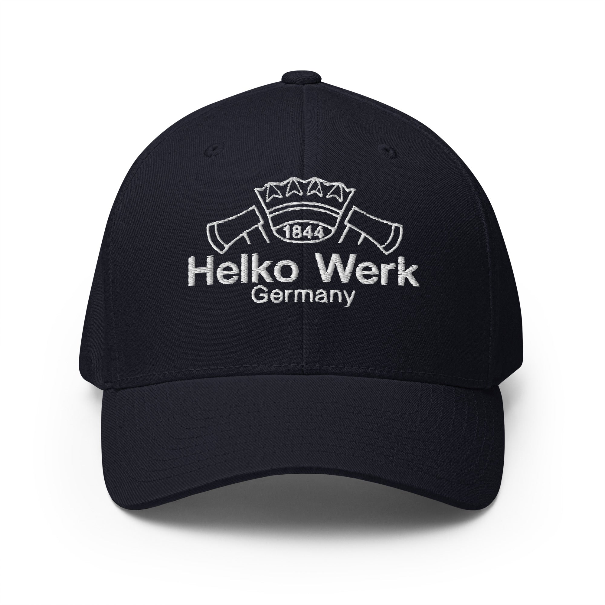 Helko Werk | Fitted Baseball Cap | Dark Navy – Helko Werk | Axe 